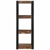 VidaXL Étagère murale multicolore 35x35x100cm bois massif récupération, étagère flottante, étagère de buanderie, étagère 4015936
