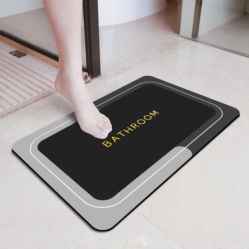 Protiskluzové Měkké Diatomové Bahno Vodu absorbující a Rychleschnoucí Podložky pod Nohy