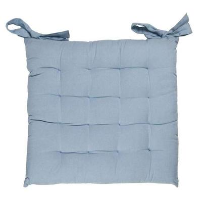 Kissen aus blauer Baumwolle 38x38
