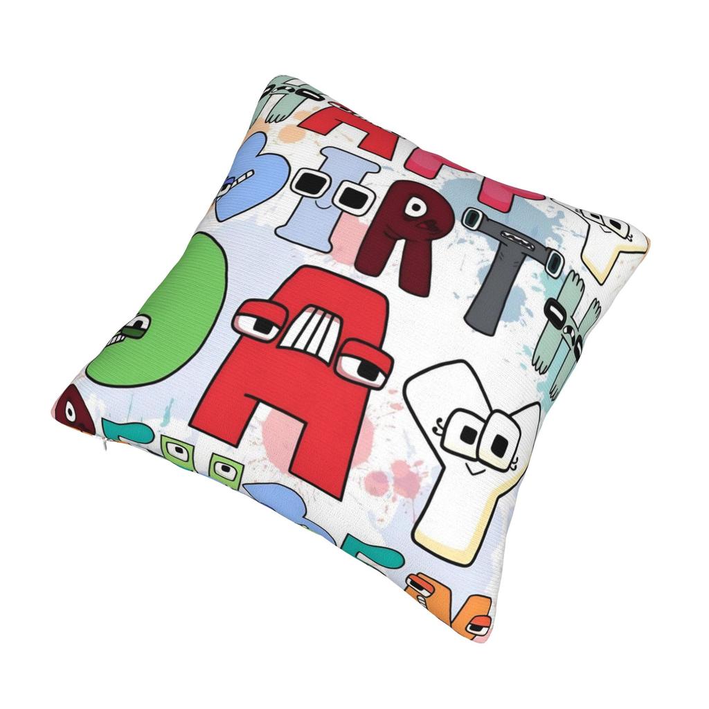 Alphabets English Cartoon Lores Pillowcase Polyester Cushion Cover Decor Villain Letters Pillow Case Cover Home Dropshipping