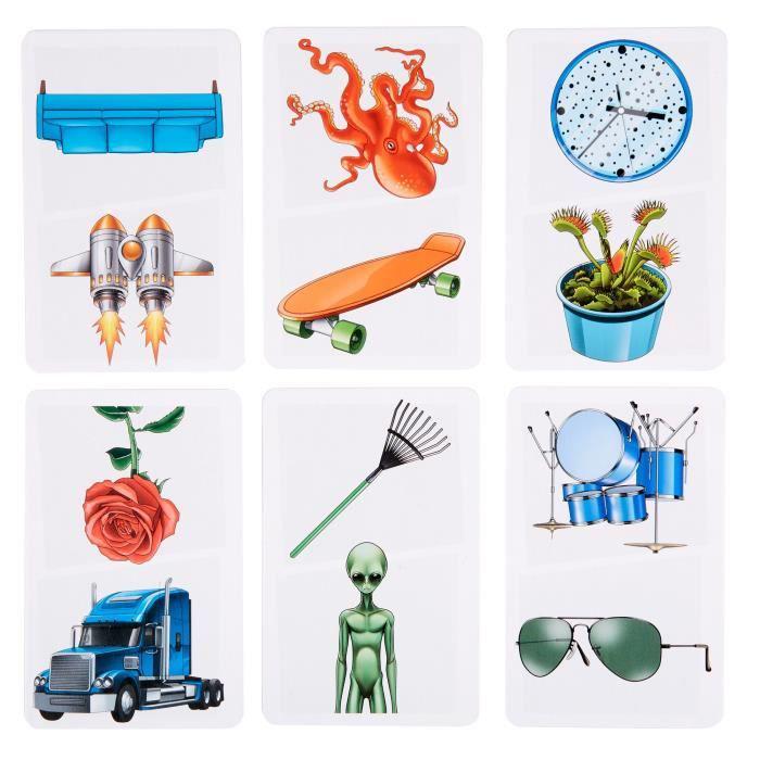 Jeu de cartes - mattel games - pic flip - association et rapidité - cartes images - 2 à 6 joueurs - dès 7 ans