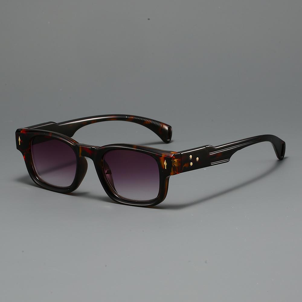 New Fashionable HD Square Frame Men's Reading Glasses Retro Outdoor Neutral High Quality Multi Color Anti Blue Light Glasses