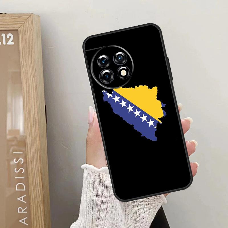 Bosnia Flag Case For OnePlus Nord CE 5 3 4 Lite N20 N30 OnePlus 13T 10T 8T 11 12 13 15 R 9 10 Pro Cover