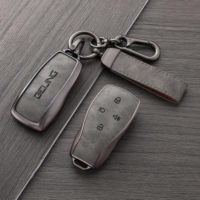 Przenośne etui na kluczyki do Baic Beijing Bj30 Bj40 Bj80 Bj90 U7 X7 Senova X25 X35 X55 X65 Ex5 Eu5 Ec5 Pokrowiec na kluczyk samochodowy z pilotem Akcesoria