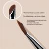 Sickle Eyeliner Brush Eyeshadow Blade Brush Detail Brush Diagonal Eyebrow Brushes Undereyelid To Sleeping Silkworm Makeup Tools