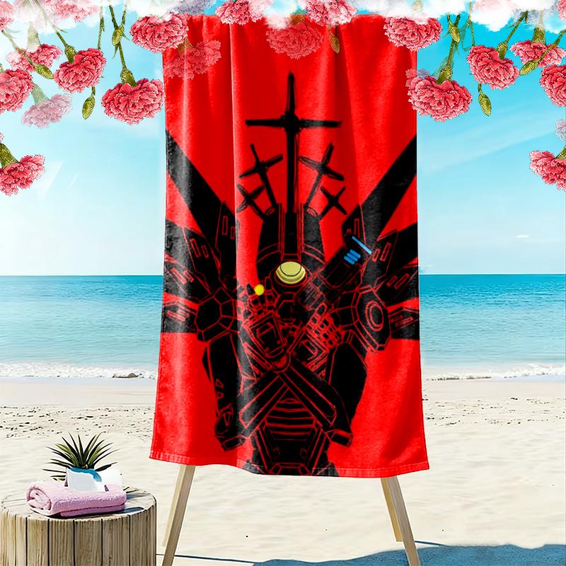 ULTRAKILL Print Beach Towel, Large Soft Quick Dry Towel for Beach Camping Swimming