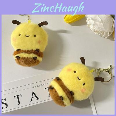 Bienen Plüschtier Schlüsselanhänger Aus Kurzem Plüschmaterial Für Kinder Schultaschen Dekoration