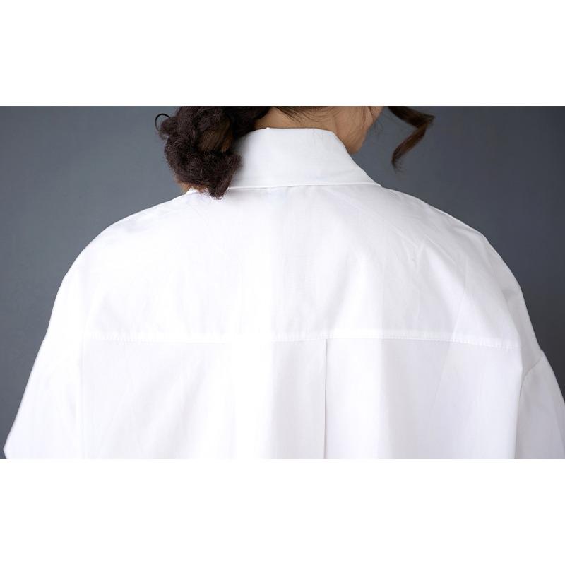 DIMANAF 2026 Plus Size New Summer Blouse Shirt Print Short Sleeve Casual Women Loose Tops Shirts Cotton