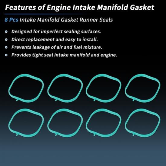 Nr. 12626354 Ansaugkrümmerdichtung Ansaugkanal-Dichtungen für Chevrolet Tahoe 2015-2024