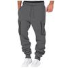 Summer new multi-pocket tooling casual pants men's trend sports long pants