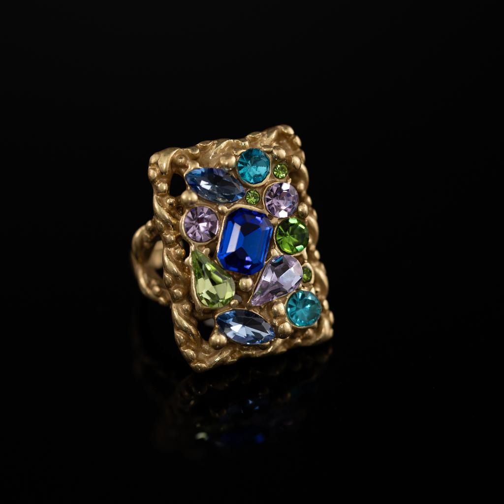 Medieval Copper Alloy Ring, Retro Court Style, High Sense Female Designer Temperament, New Ring