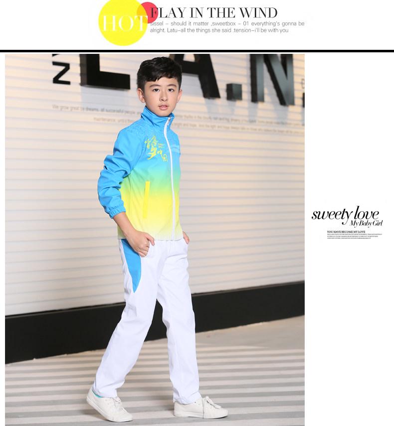 Unisex Casual Sportswear Jacket Cardigan Hoodie with Stand Collar - School Uniform and Class Club Style