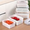 Storage Container for Refrigerator Food Practical Fridge Crisper with Drain Basket Clear and Practical Fruit Organizer