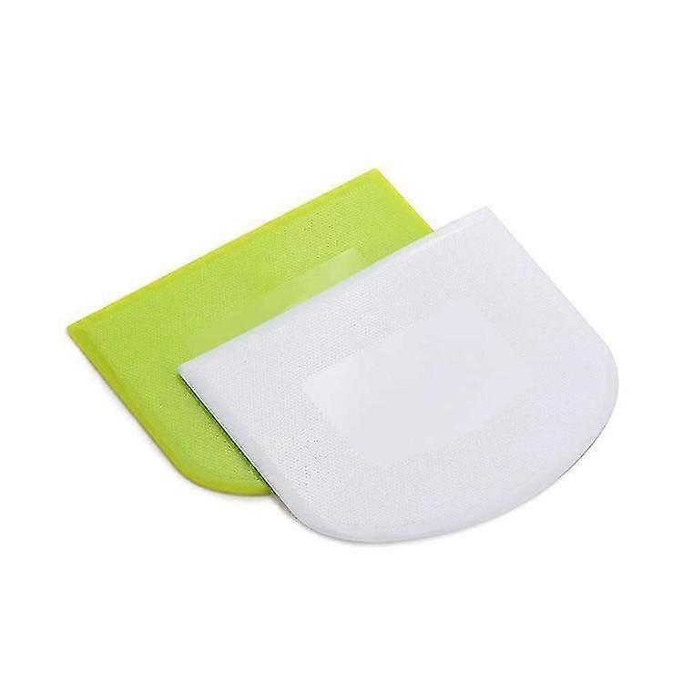 Dough Scraper Bowl Scraper Food safe Plastic Dough Cutter Flexible Plastic Scraper Practical Bench Scraper Multipurpose Food Scrappers for Bread Dough