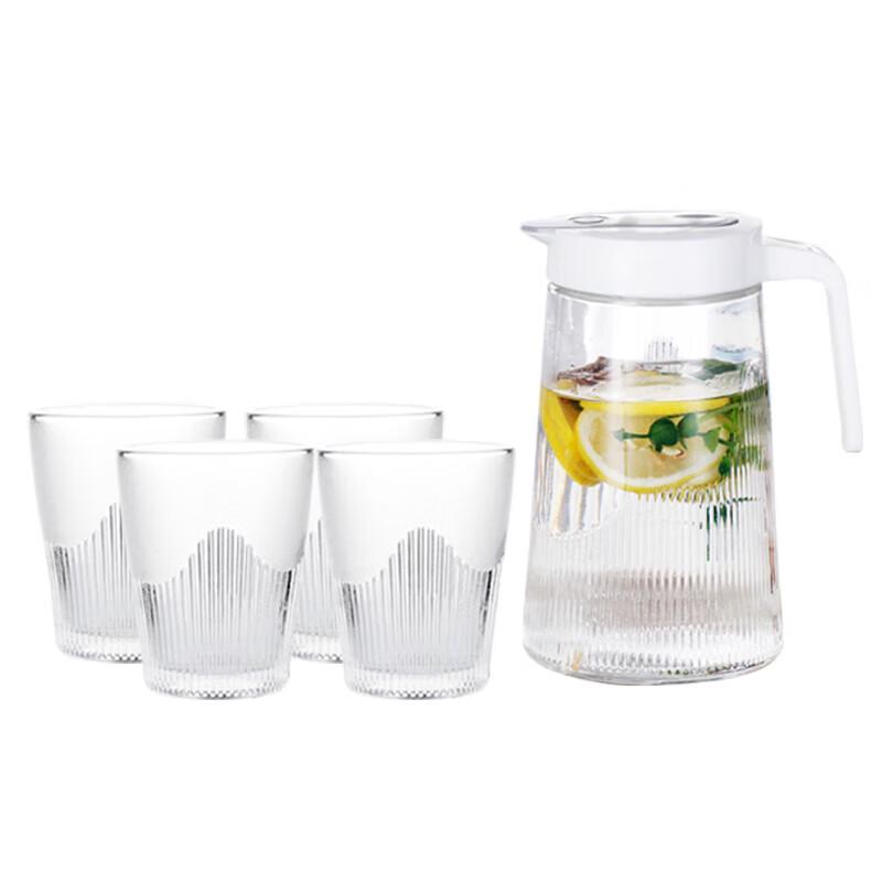 

BOLIDOMI Minimalist Glass Water Set