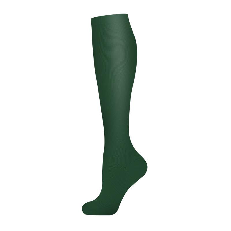 Compression Socks Small Dots Stripe Candy Color Varicose Vein Nurse Sports Running Calf Pressure Stockings Protect Feet Support