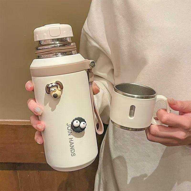 Large-Capacity 316 Stainless Steel Thermos with Tea Infuser