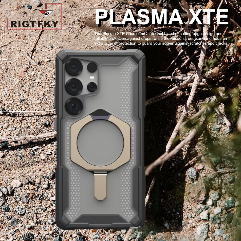 Wytrzymałe Pancerne Wojskowe Etui Shock do Telefonu Samsung Galaxy S26 Ultra S25 S24 S23 Plus Magnetyczna Podstawka Odporne na Uderzenia Pokrowiec