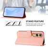 Magnetic Leather Wallet Flip Case with Strap for OnePlus Nord CE 2 3 4 Lite N10 N20 N30 SE N200 5G Solid Color Cover