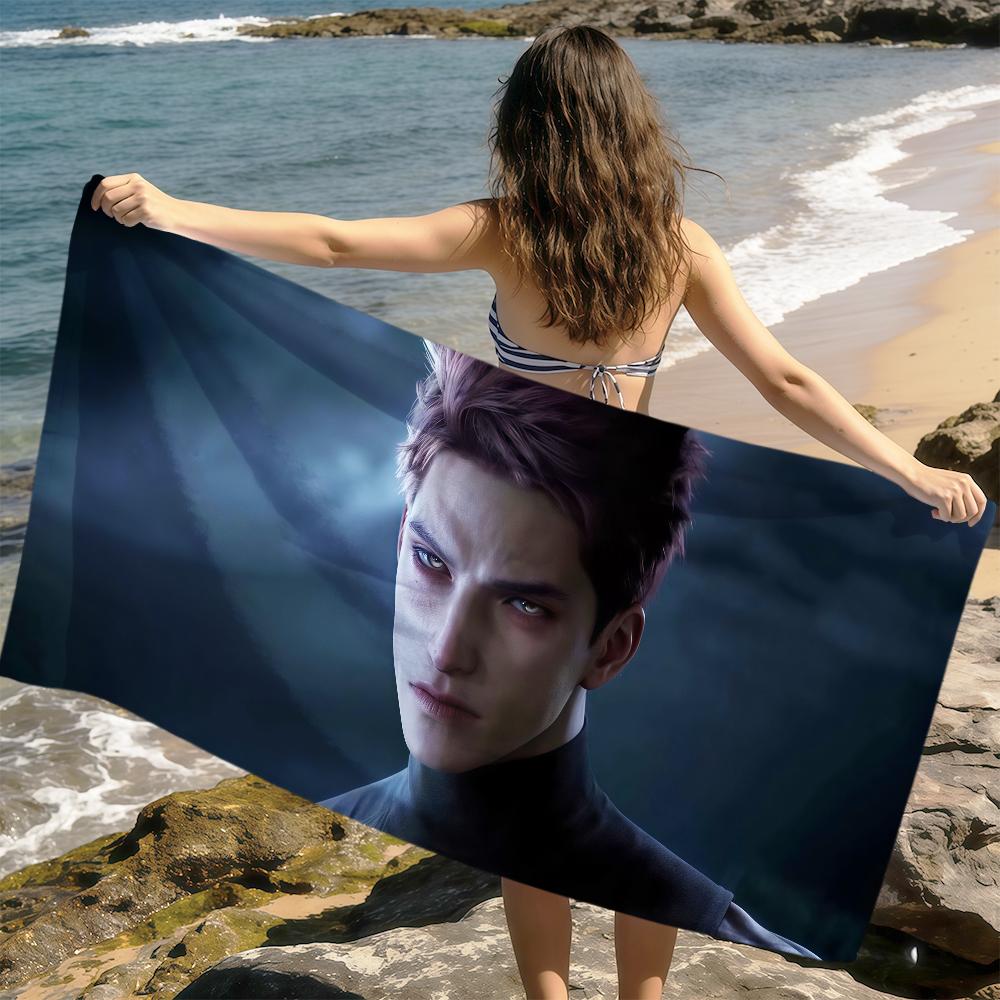 Valko New Love And Deepspace Towel Soft Dry Beach Towels Trip Towel Swim Summer Holiday Vacation Bathing Pool Camp Gift