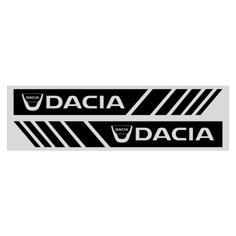 2PCS Car Rearview Mirror Decoration Sticker Emblems Styling For Renault Dacia Megane 2 3 Duster Koleos Logan Clio Laguna Sandero