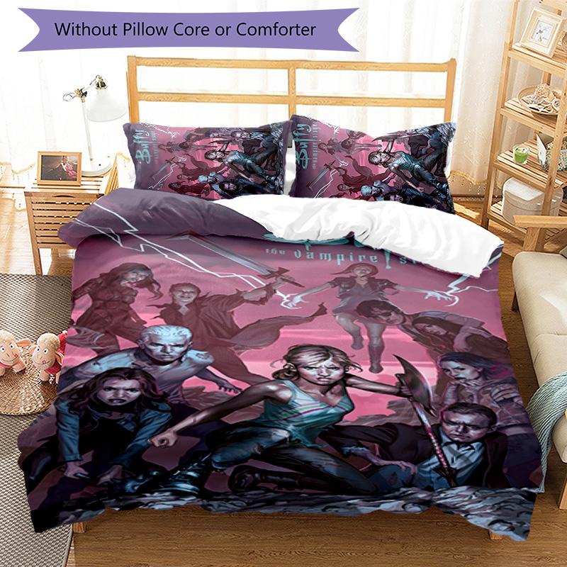 Buffy 3pcs Bedding Set Duvet Cover Closure Includes 1 Duvet Cover & 2 Pillowcases for All Seasons Bedroom Home Dorm Decor