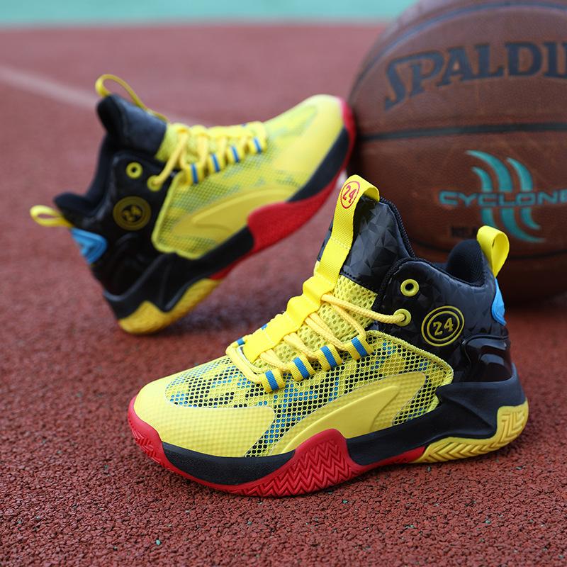 New children's sports running shoes spring and autumn breathable boys mesh students girls comfortable training shoes basketball shoes
