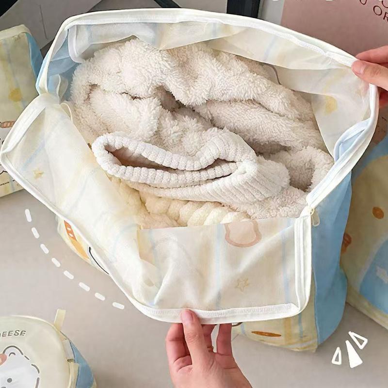 Dog Shape Laundry Bag Clothes Washing Protection Mesh Bag Machine Wash Anti-Deformation Laundry Net Thickened Wear-Resistant Lar