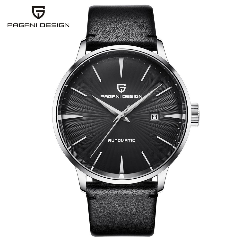 PAGANI New Men's Waterproof Genuine Leather Mechanical Watch 2770 - Trendy Business Style