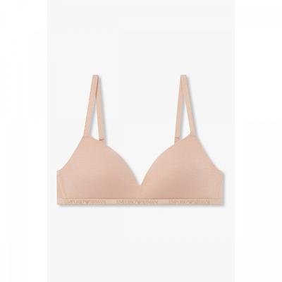Women S Padded Triangle Bra Metallic Banding