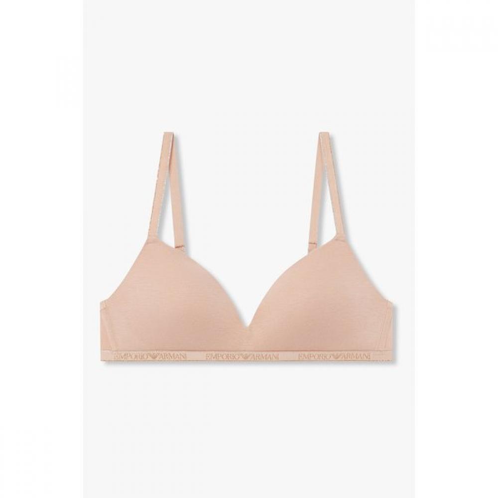 

Emporio Armani Women S Padded Triangle Bra Metallic Banding M(80)