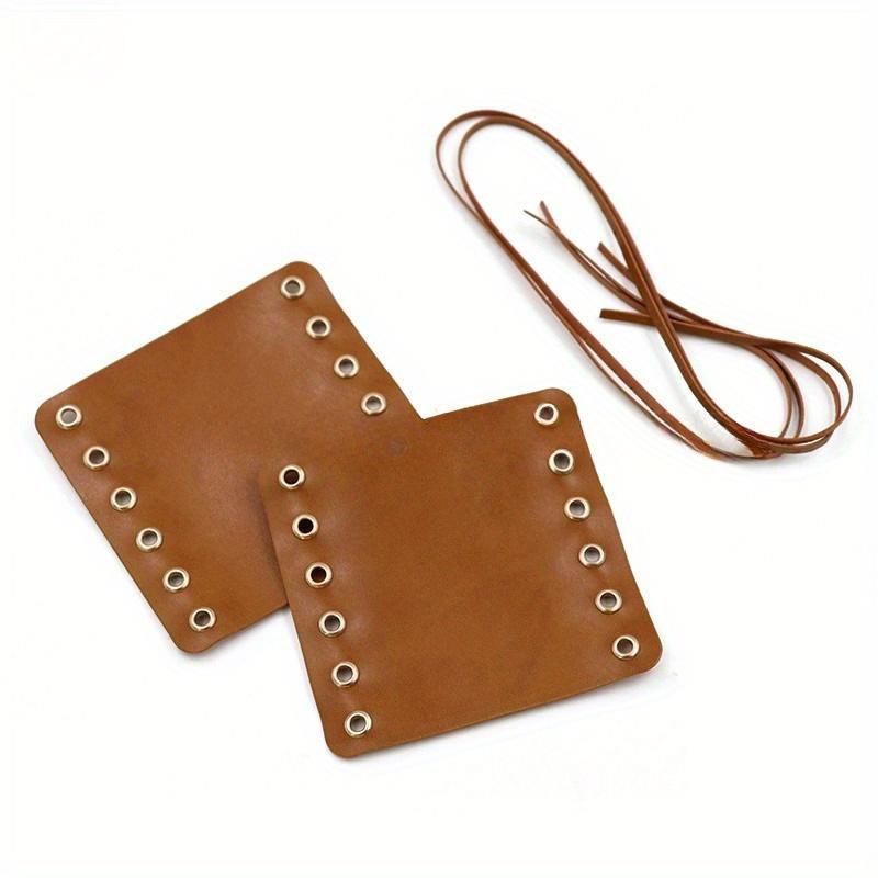 1 Pair Vintage Leather Handlebar Cover Decorative Mountain Accessories Adjustable Motorcycle and Electric Bike Handlebar Cover