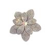 Sweet Large Rhinestone Hair Clip Double-layer Barrettes Flower Hair Clip Headwear Korean Style Spring Clips Women