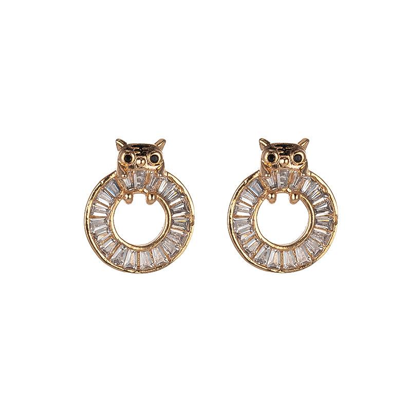JMXD-cute Little Tiger Playful Styling Stud Earrings, Fashionable and Versatile Women's Earrings
