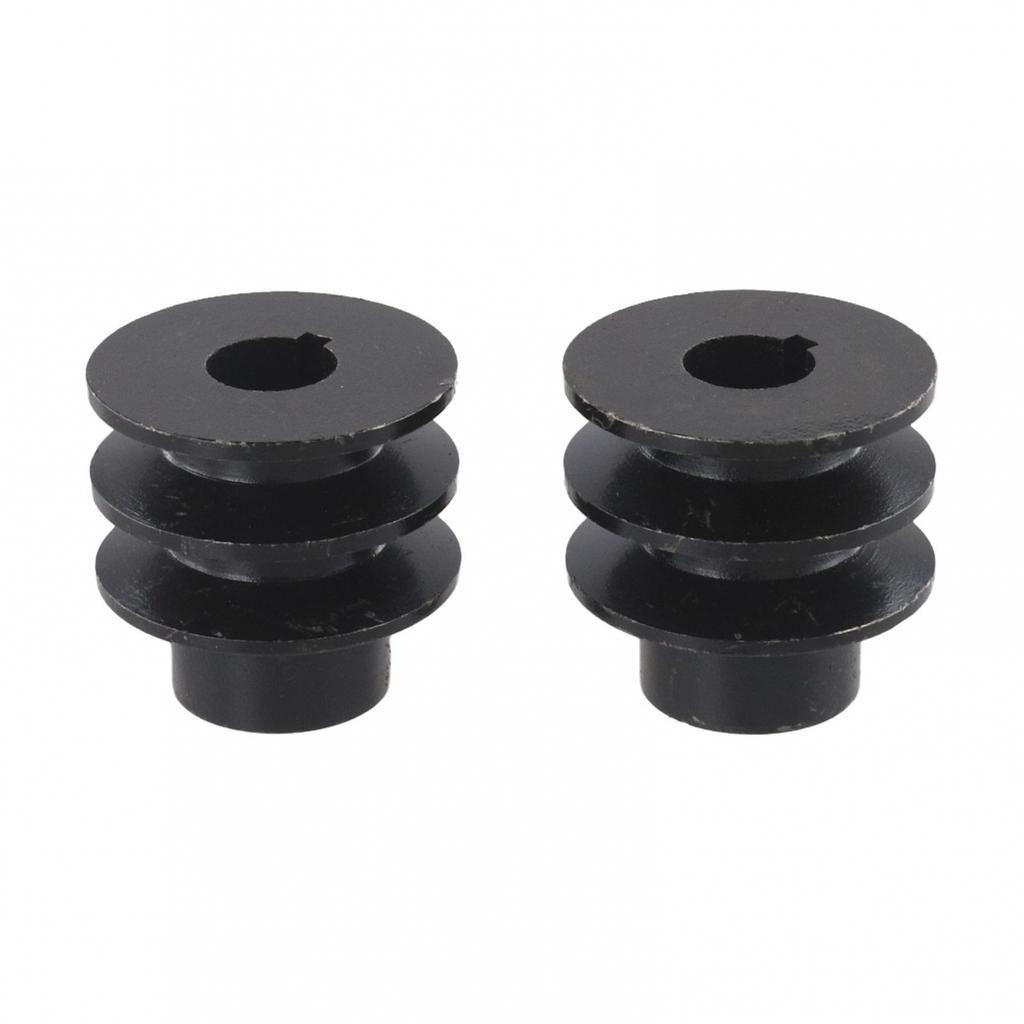 Heavy Duty 2pcs A Type V Belt Pulley Double Groove for 168F 170F Engines