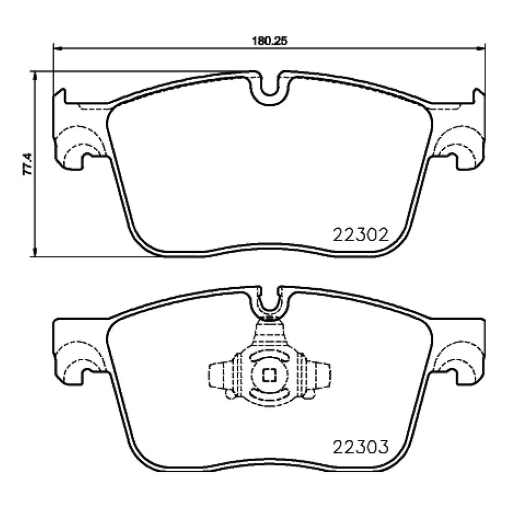 pad for imported cars Product P36031N BREMBO/Ceramic number