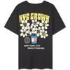 Tommy Hilfiger American Vintage Cotton Floral Print Loose Fit Short Sleeve T-Shirt Men tops Black DM0DM16237-BDS