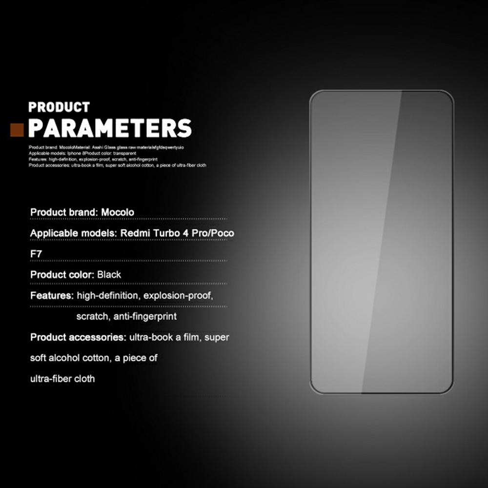 MOCOLO For Xiaomi Redmi Turbo 4 Pro 5G/Poco F7 5G Screen Protector Anti-Shatter Silk Printing Tempered Glass Film