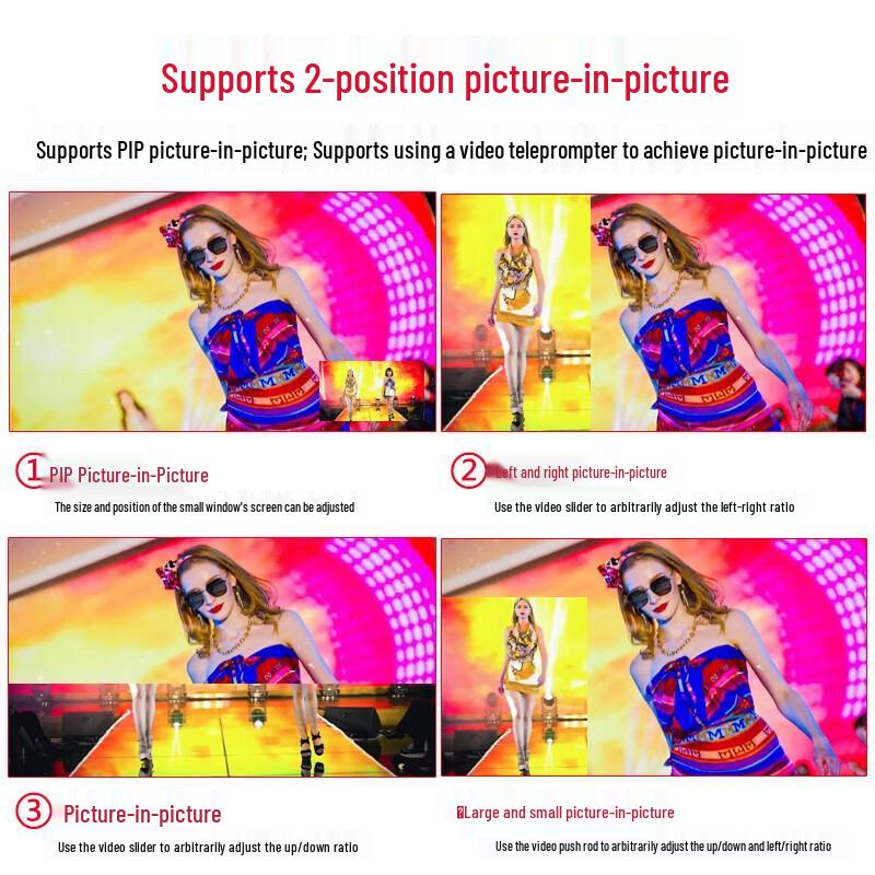 Oton A25 4-Channel HDMI Live Production Switcher with Intercom