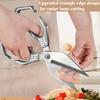 1pc Triangular Blade Kitchen Scissors, New Design for 2025, Powerful for Cutting Chicken And Bones, Sharp Scissors Suitable