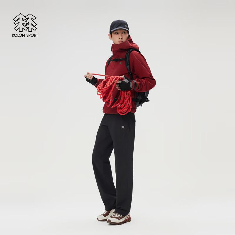 KOLON SPORT Men's Water-Repellent Softshell Hiking Pants