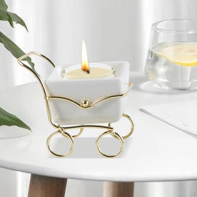 Kerzenständer, Teelichtständer, moderner Kerzenhalter aus Metall