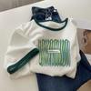 2026 Summer New Chic Short Sleeve T-Shirt Women Pure Cotton Youthful Top European Style Design