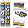 2025 Graduation Party Decorations - Congrats Grad Banner Class of 2025 Congrats GRAD Porch Sign Banner for High School and College Graduation