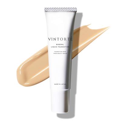 VINTORTE Serum Mineral Liquid Mineral Foundation for Sensitive Blemish for Women In Their 40s and 50s Foundation, Skin, Long-Lasting, Coverage, (Light