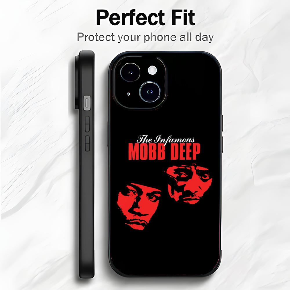

Deep Hip-Hop Duo M-Mobb Deep Phone Case Phone Case Soft Packaging Lightweight For iPhone17 16 15 14 13ProMax iphone12promax