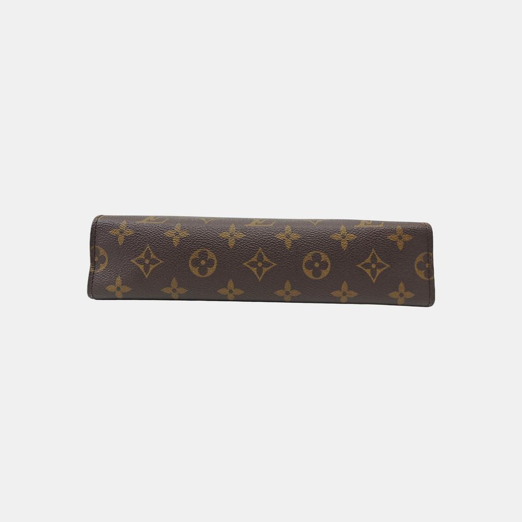[Gebraucht] Poche Toilette 26 Kulturtasche Klassisches Monogramm-Design Beschichtetes Canvas mit Lederbesatz - Sehr Gut #1YMECYK