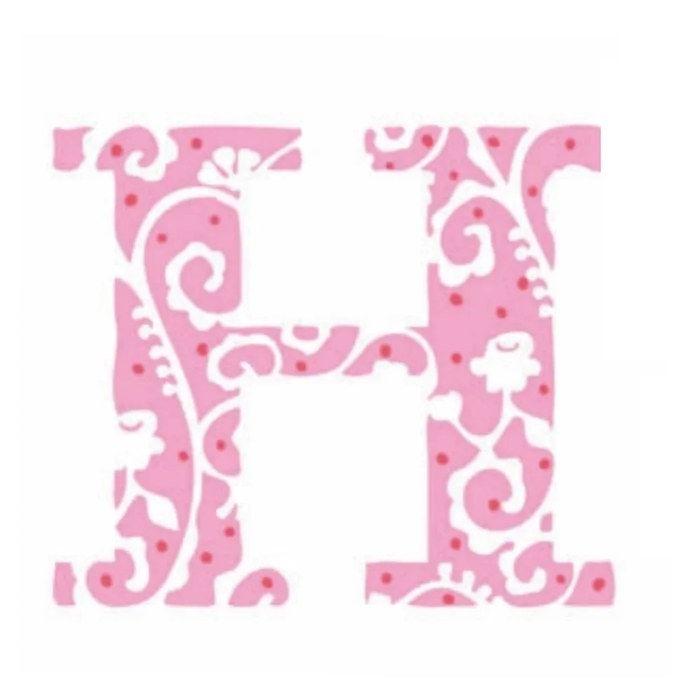Lilipinso sticker roze letter h