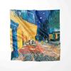 Luxury Brand Women Fashion Oil Painting Scarf  Silk Shawls Scarves Summer Lady Bandanas Foulard Hijab Scarfs For Ladies