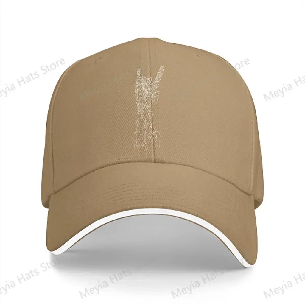 Metal Guitar Multicolor Hat Peaked Womens Cap Personalized Visor Protection Hats